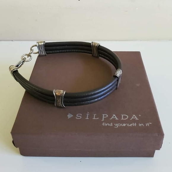 NEW Silpada Unisex Brown Bracelet